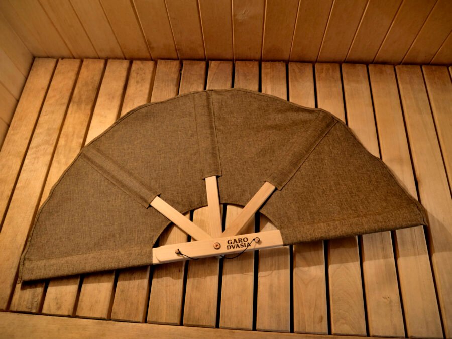 Vidutinė rankų darbo pirties vėduoklė